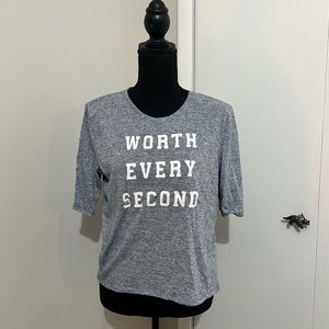 Victoria's Secret Gray Graphic Tee